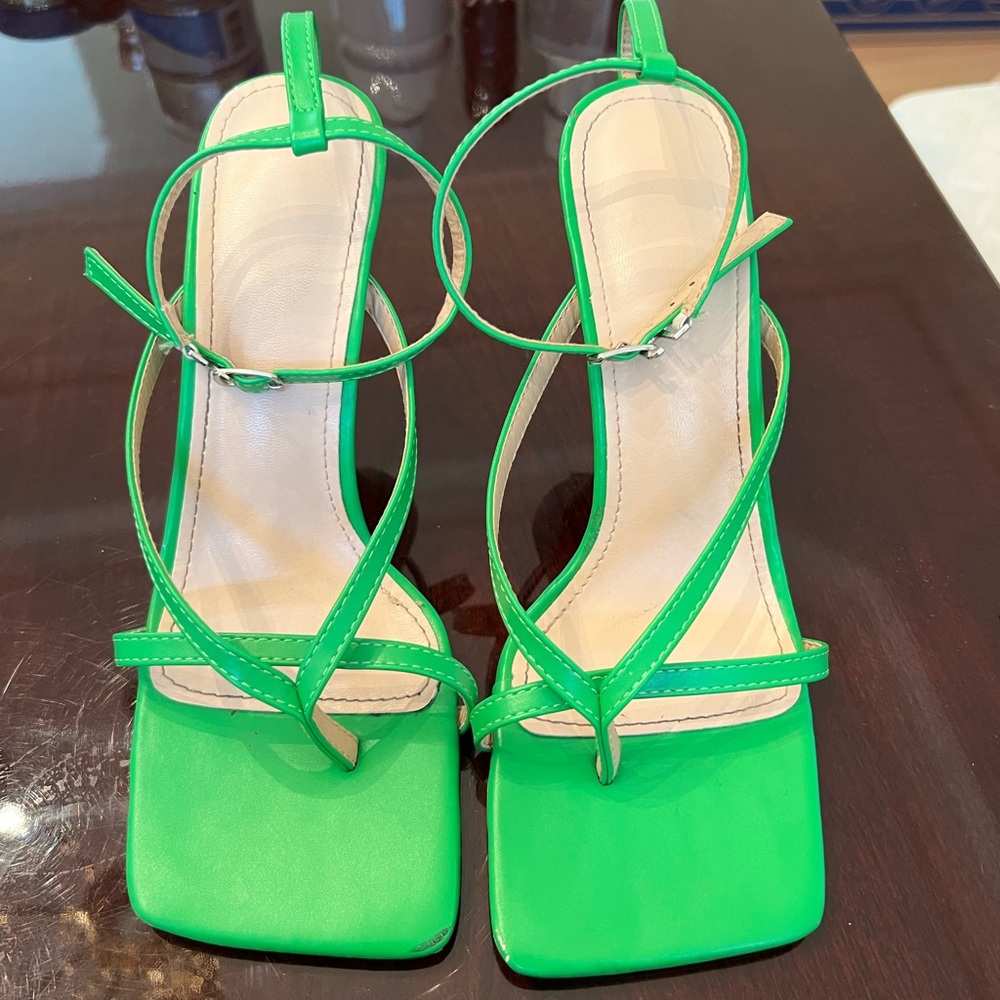 Neon Green Heels